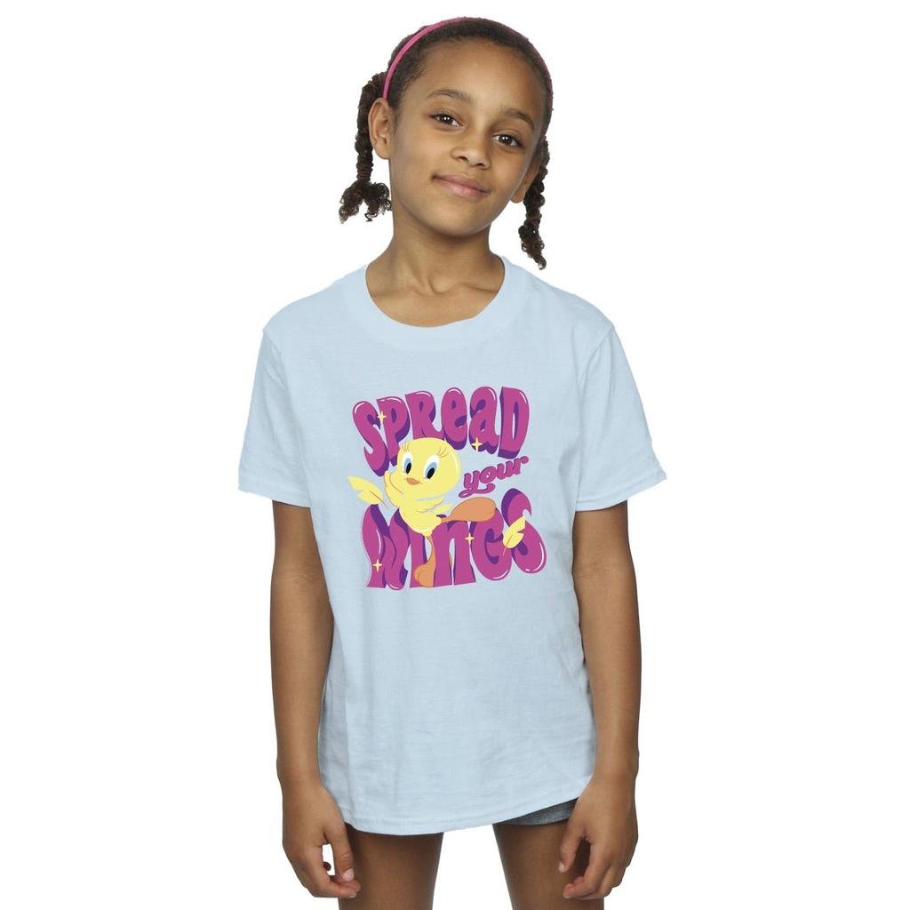 Looney Tunes Camiseta feminina de algodão Tweeday Spread Your Wings