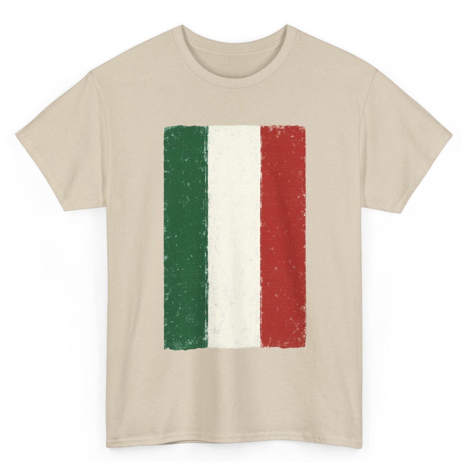 Vintage Italy Flag T-Shirt: Italian Pride Unisex Tee S