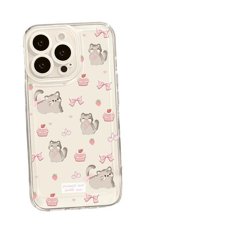 

Прозрачный и Подходящий Чехол для Телефона Apple 16 14plus Матовый 13 Силиконовый 12mini Защитный Чехол 15promax Apple 6