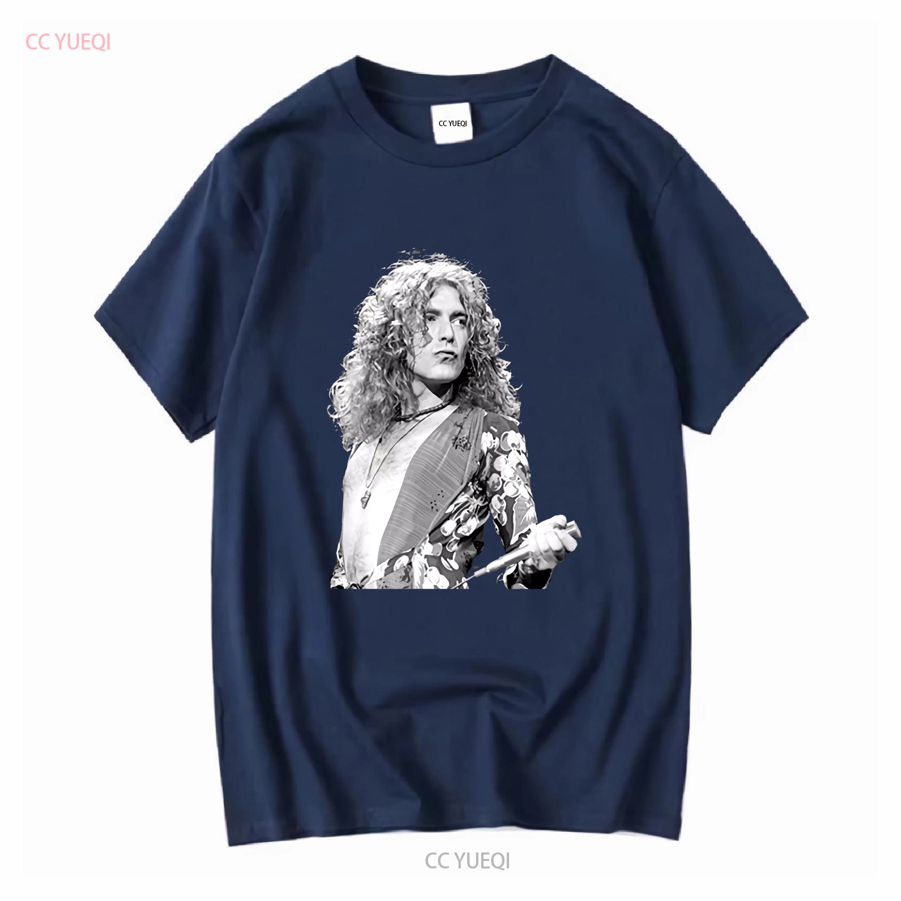 BenberFashion Robert Plant T-shirt Rocklegende Vintage Trendy S 5XL vintage Gewassen Veelzijdig herenmode Zachte designer kleding Stijlvol M