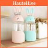 Adorables Bouteilles d'Eau en Verre Lapin Pour Filles Mug de Voyage Lapin Tasse à Jus