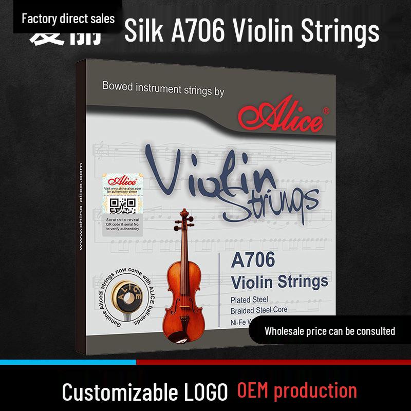 

Alice A706 Professional Violin String Set 1-4 Strings