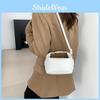 Trendy Lychee Pattern 2023 Minimalist Urban Style Nylon Small Square Bag For Women