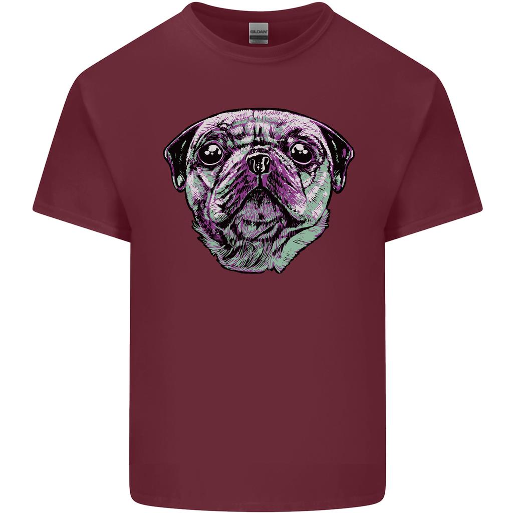 A Pug Face Dog Unisexs Light Cotton TShirt