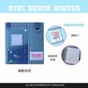 American Jeans DIY Photocard Binder Denim Magnetic Card Collect Book Loose-Leaf Storage Book Album