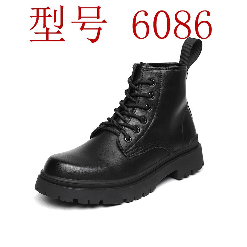 

Men s Martin boots 2021 new versatile British style high-top shoes men s winter cotton shoes tooling men s boots 6088-T 44