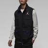 Jordan Stand Collar Zippered Utility Vest With Multiple Pockets Men Vest Black FD4800-010