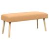 Bench Uni Beige 110 X 40 X 46 Cm Boucle