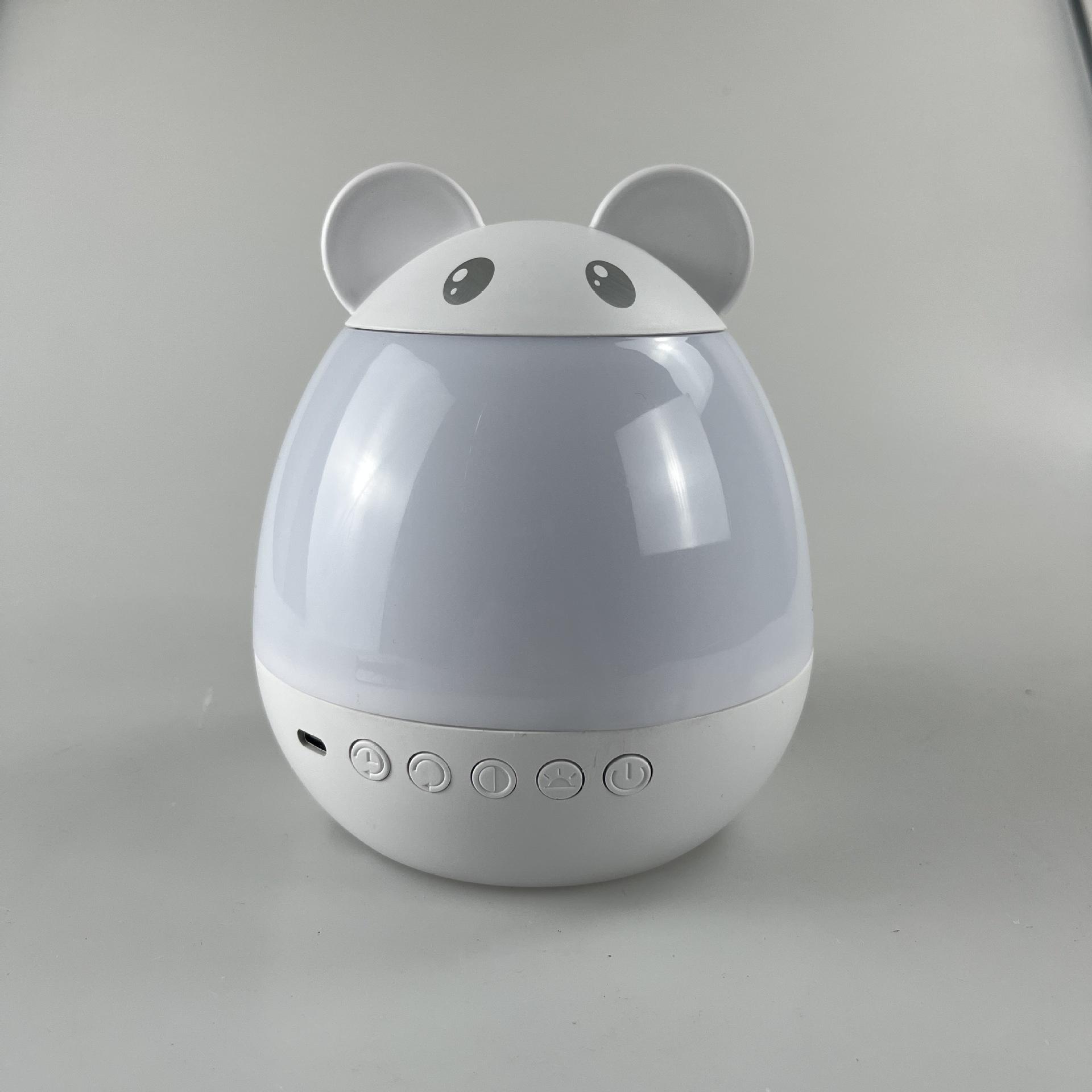 Rabbit starry sky projection lamp, remote - controlled music night light, children s birthday gift, starry sky atmosphere lamp type1 with 11 sets