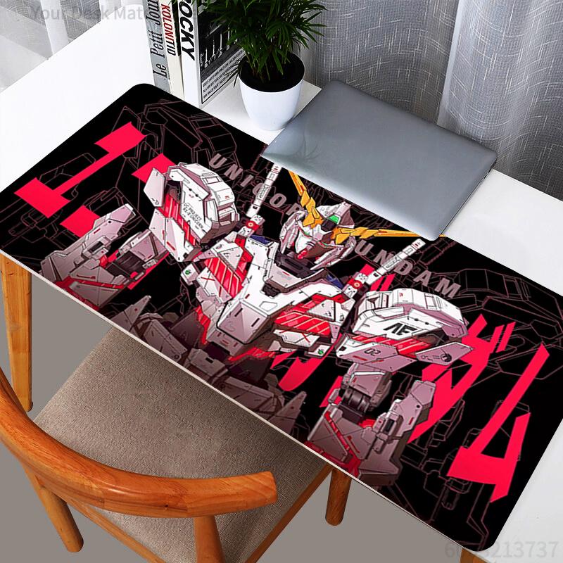 Mouse Pads Gundam Mouse Pad Gaming Large Dywan Gamer Keyboard Desk Mat Table Carpet Mousepad XXL 900x400 For Computer