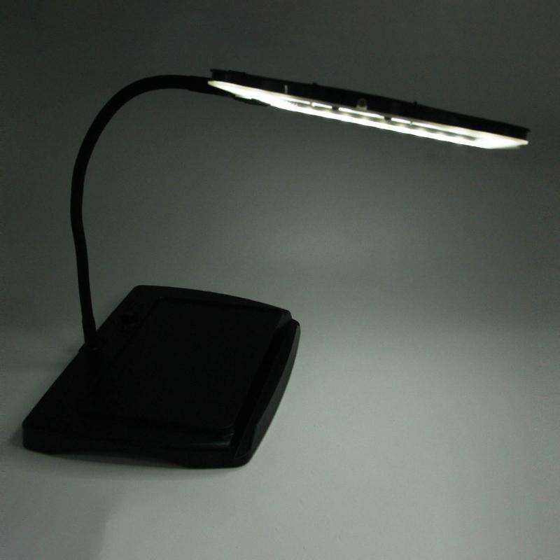 Desktop Magnifier with 48 LED light  USB Rechargeable Magnifier for Reading & Repair Tasks in Horizontal or Vertical