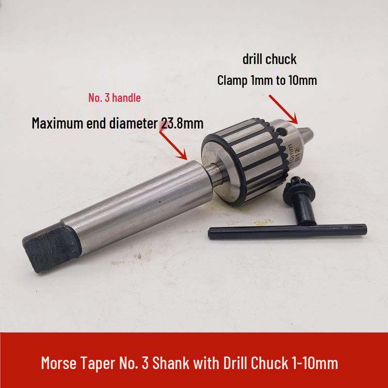 Morse Taper Shank Drill Chuck Set 1-13mm with Bench & Magnetic Drill Compatibility