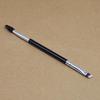 Double-head Eye & Brow Makeup Brush Set: Eyeshadow Sponge, Angled Brow Brush, Mascara Curler, Spiral Brush