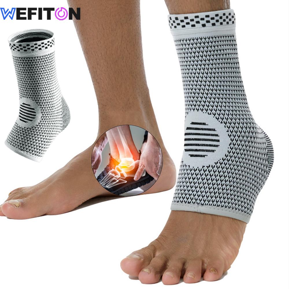 2Pcs Ankle Brace Compression Sleeve - Plantar Fasciitis Sock.Relieves Achilles Tendonitis. Foot Arch Support Reduces Joint Pain