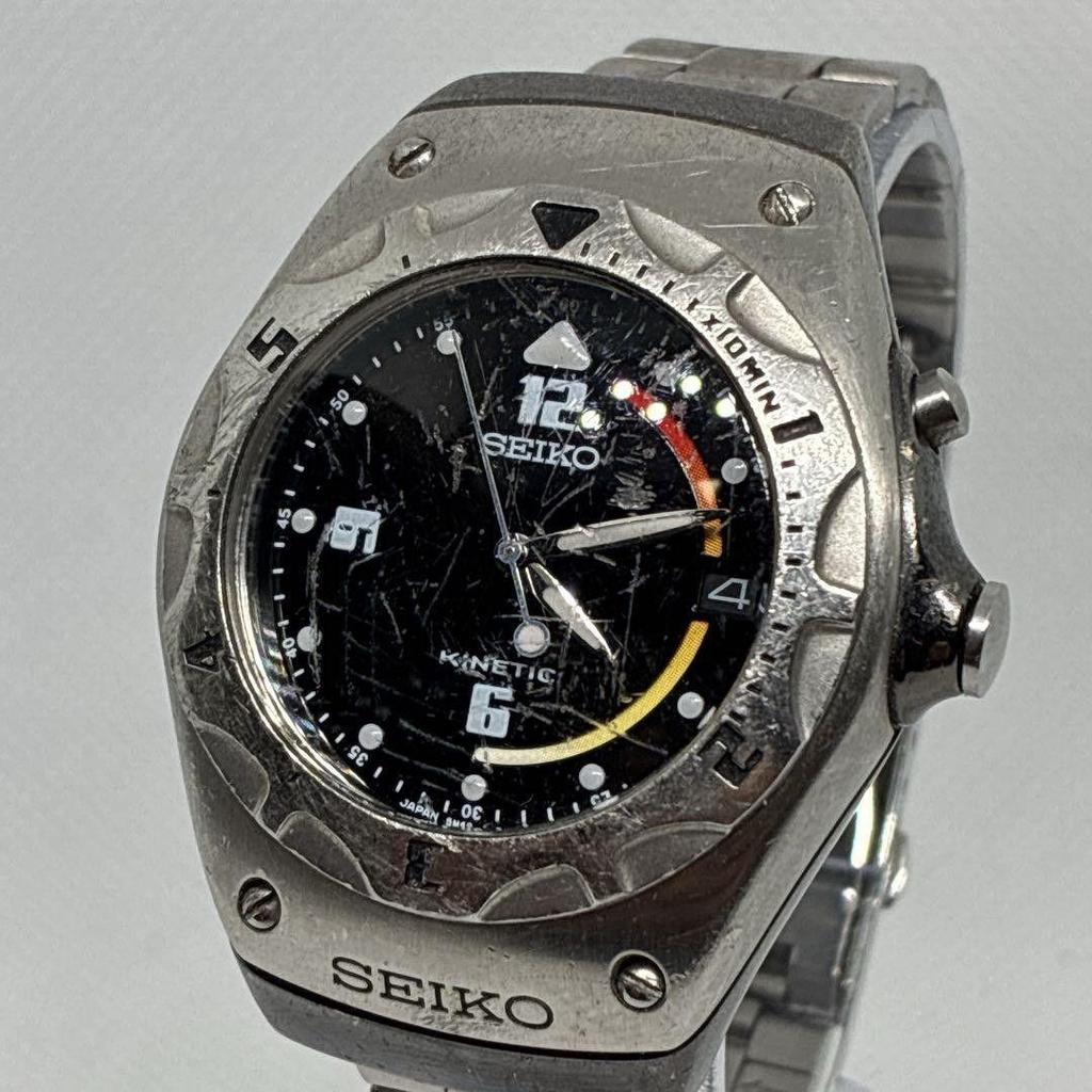 Used Good working Seiko men's watch 1997 Arctura Kenetic