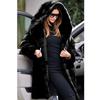 Women's Fashion Thickening Faux Fur Big Hooded Long Parka Coat Overcoat Winter Keep Warm Peacoat Jacket