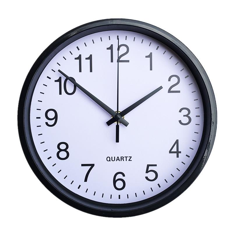 Modern Round Kitchen Wall Clock With Quartz Movement For Living Room Decor