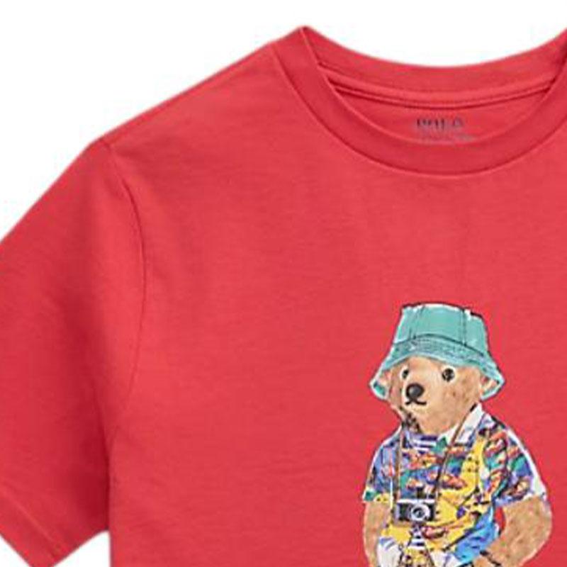 Polo Ralph Lauren Cotton Jersey T-Shirt Kids Tops Red 323973122-005