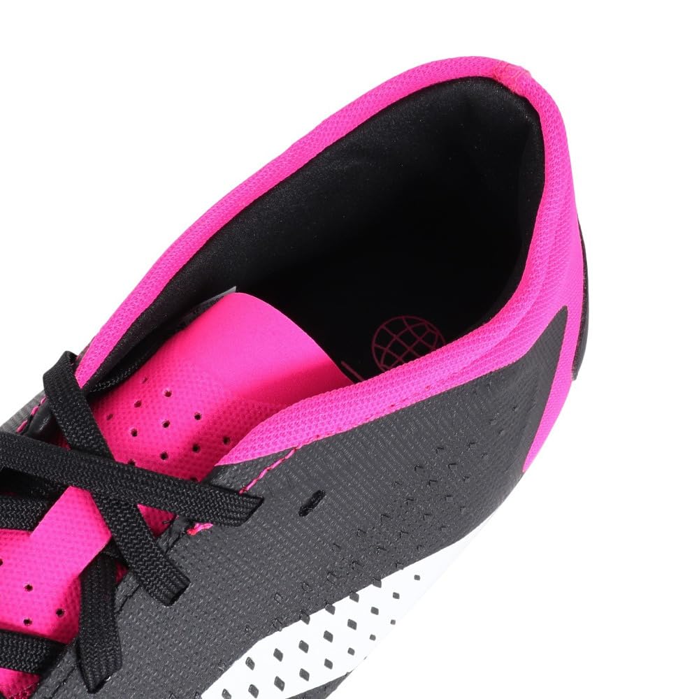 Adidas Predator L LTC74 Soccer Core Shock Pink Size 2E Accuracy.3 HG/AG Cleats, Black/Footwear White/Team (GW4635), 25.5 cm,