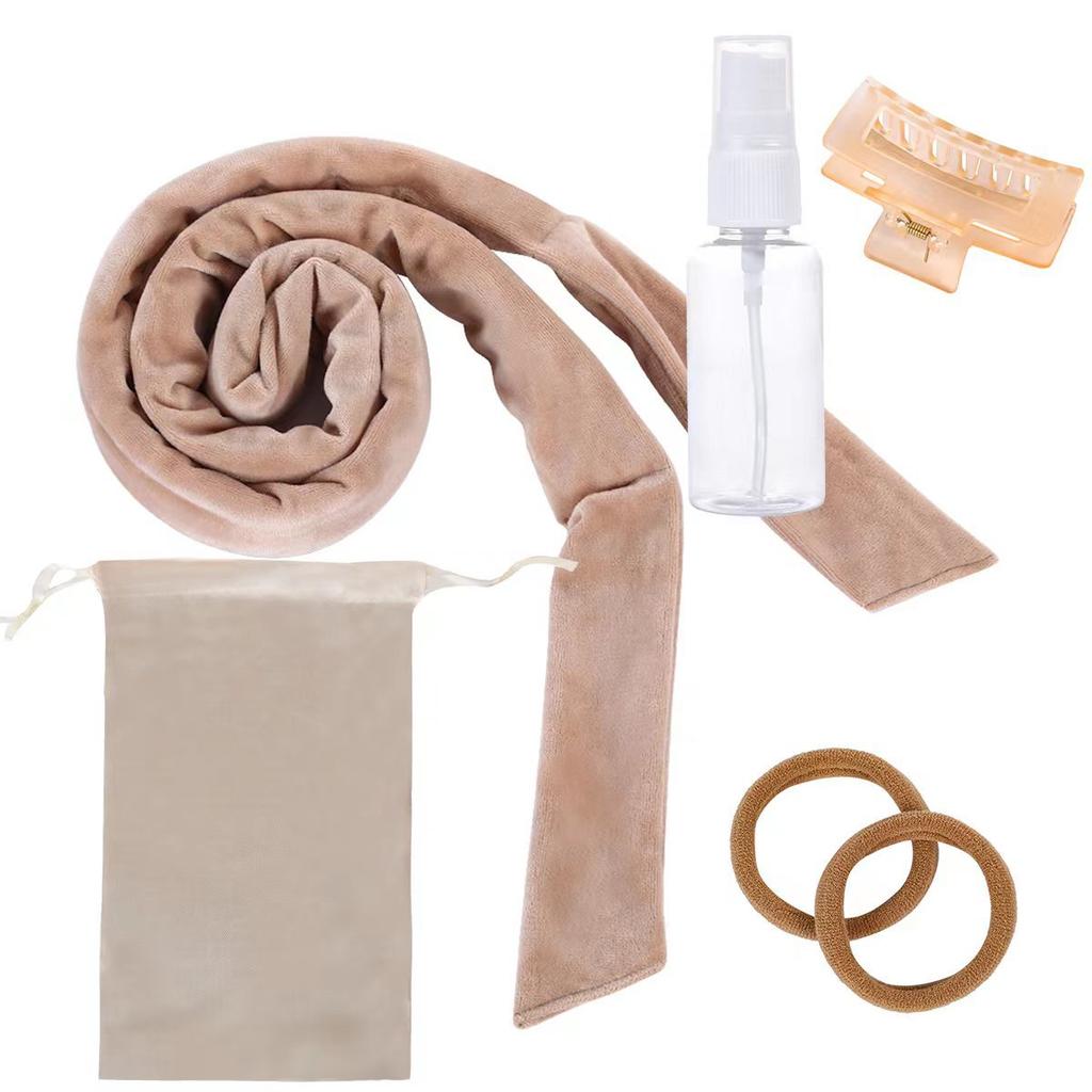 Curly Ribbon Lazy Sleeping Curly Hair Band Reel Hairdressing Big Wave No Heat Curling Bar Headband