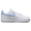 Air Force 1 Low '07 Essential Weiß University Blue Karomuster Damen DZ2784-100