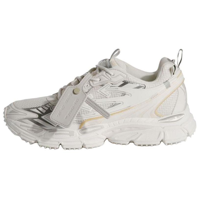 Off-White Be Right Back Round Toe Lace-Up Low-Top Casual Shoes Men Sneakers Off-White OMIA295C99FAB0010101