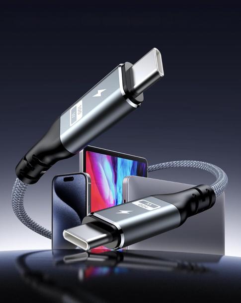 Strong Usb-C-Usb-C Cable 100W 5A 2M Fast Charging Pd 3.0 Braided Qzv