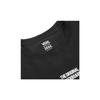 Vans T-shirt a maniche corte con logo stampato a lettere Donna top Nero VN0A4BRSBLK