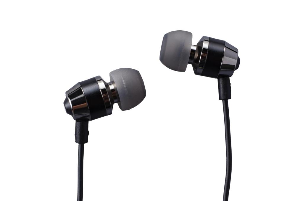 Genuine Wired Earphone 1 Pierre Nakano Model Gunmetal Canal Type Earphone Resistant To Disconnection Dignified and Sigure [Hi-Unit Product]