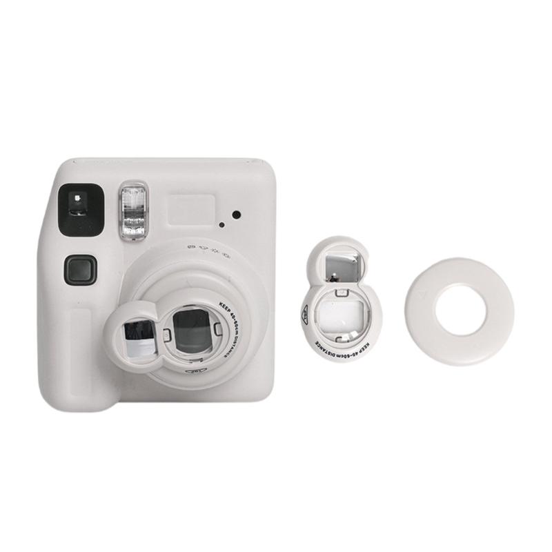 Close Up Lens Self-portrait Lens Camera Filter Auxiliary Rings Set for 7+ Camera Creative Photography Effects белый