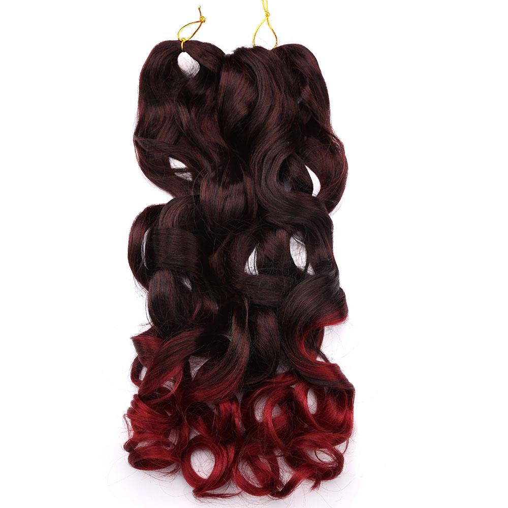 22inch 150g Synthetic Body Wave Curly Pony French Spiral Curl Hair Wavy Braiding Hair