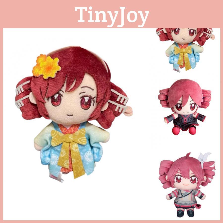 Kasane Teto Charming Plush Character Doll With Unique Hairpin And Details Flower