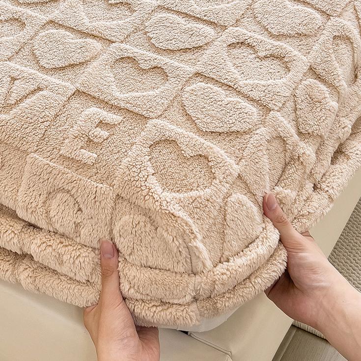 2025Warme Milch Samt Bettlaken Einzelstück Herbst Winter Bettdecke Taft Matratzenschoner