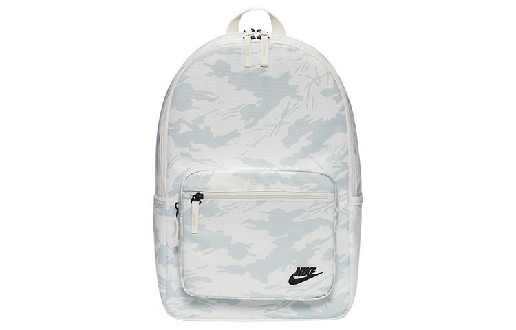 Nike Heritage Polyester Backpack Regular Unisex White Gray DQ5931-133