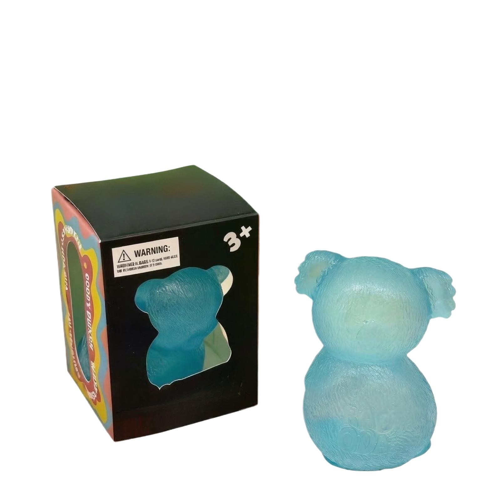 

Maltose-filled Toys, Children s Stress-relieving Bears, High-density Stress-relieving Balls, To Soothe Stress. One Size синий