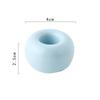 Kreatywny łazienkowy ceramiczny uchwyt na szczoteczki do zębów przenośny Mini Macaron Colors stojak na szczotki półka podstawa rama regał magazynowy narzędzie łazienkowe