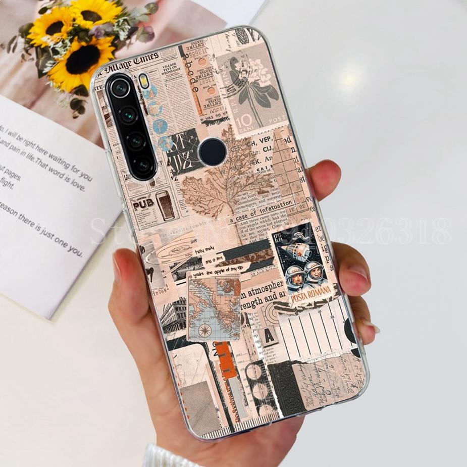 For Xiaomi Redmi Note 8 Case Redmi Note 8T Clear Silicone Soft Slim Phone Case For Xiaomi Redmi Note 8 Pro Note8 Back Cover Capa