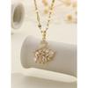 New Pendant Color Gradient Necklace Chain Four Seasons Forest Collarbone Chain