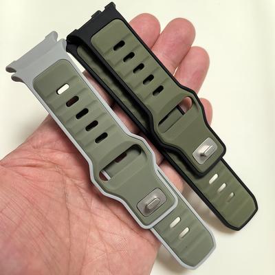Cinturino in Silicone Bicolore Senza Spazi per Samsung Galaxy Watch8 Classic 46mm Cinturino Sportivo per Samsung Watch 8 44mm 40mm Cinturino Braccialetto