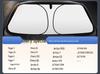 Foldable Titanium Silver Car Sunshade with Heat Insulation and UV Protection