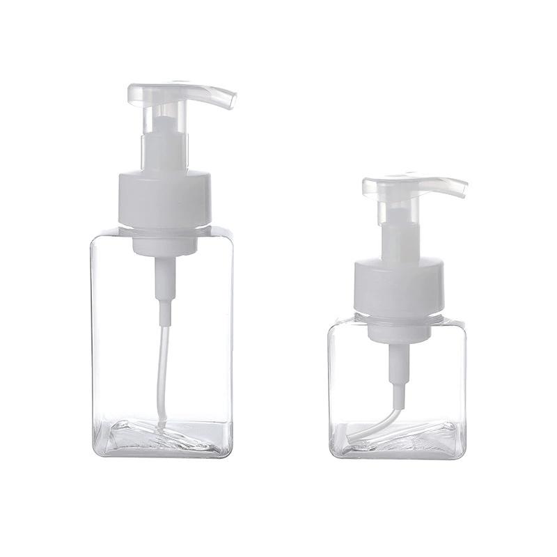 Portable Foaming Manual Press Soap Liquid Foam Dispenser Bottle Liquid Soap Shampoo Pump Bottle Dispenser Bathroom Accessories