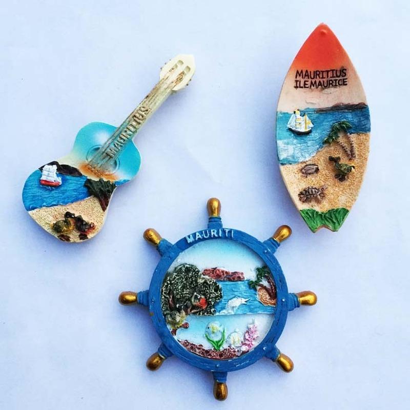 Mauritius Travelling Fridge Magnets Creative Mauritius Tourism Souvenirs Fridge Stickers Home Decor Wedding Gifts