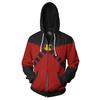 Superhero Nightwing Robin Cosplay Hoodie Costume Sweatshirt Halloween Zipper Outerwear Casual Hoodies Cosplay Costume
