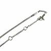 Excellent CELINE Necklace Triomphe Rhinestone Necklace Silver Women 460GB6BZI Used