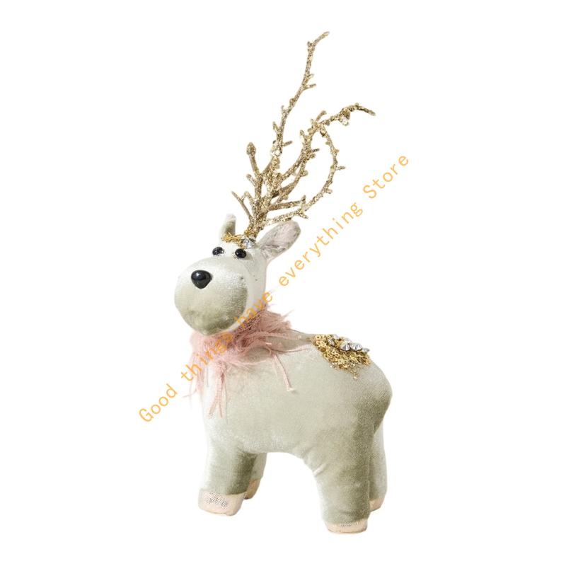 Christmas Tree Decorations Velvety Fabric Foam Bird Hanging Ornament For Mantels Window Display Holiday Tree Decoration 55KF