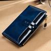 Women's Leather Wallet Long Large-capacity RFID Retro Wallet CLE