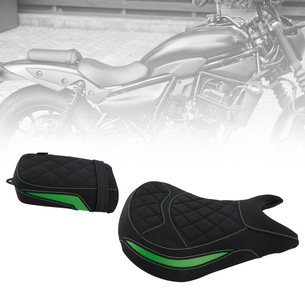 Front&Rear Raider Passenger Kit Lower Green For Kawasaki Eliminator 500 24-25