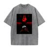 Manga Jujutsu Kaisen Ryomen Sukuna Printed Tee Men Women Clothing Washed Cotton T-shirt Casual Oversized T Shirt Harajuku Tshirt