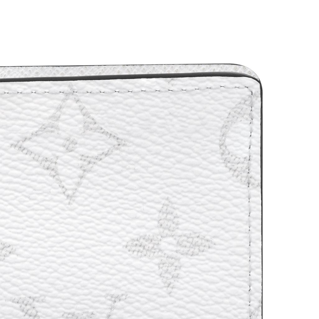 Louis Vuitton Brazza Monogram Canvas And Leather Long Wallet Men wallet White M30889