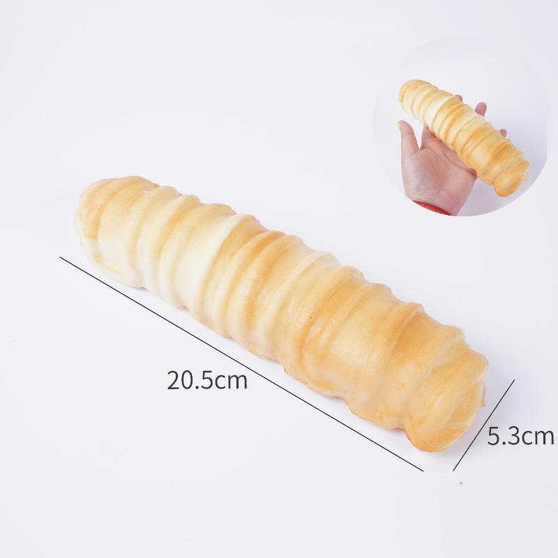 Simulation Soft Twist Croissant Slow Rebound Toy 1Pcs Fake Bread Squeeze Prop for Stress Relief Party Favor Home Decor Gift